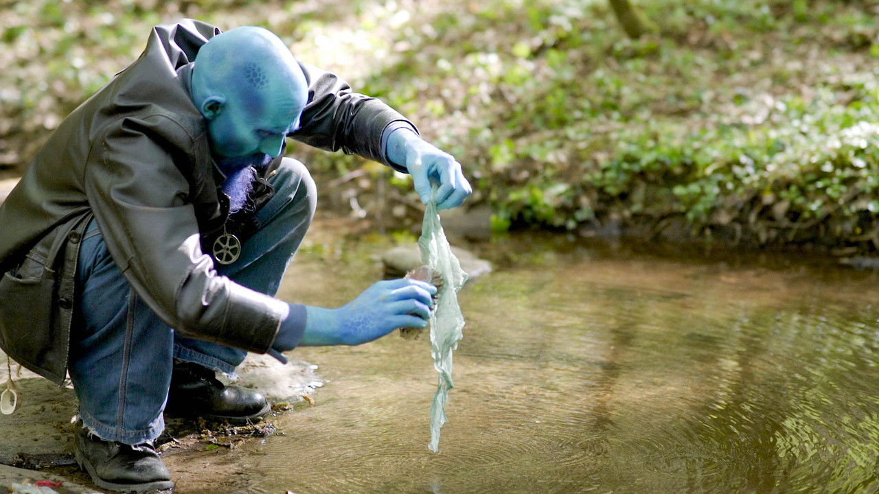 L'Homme bleu backdrop