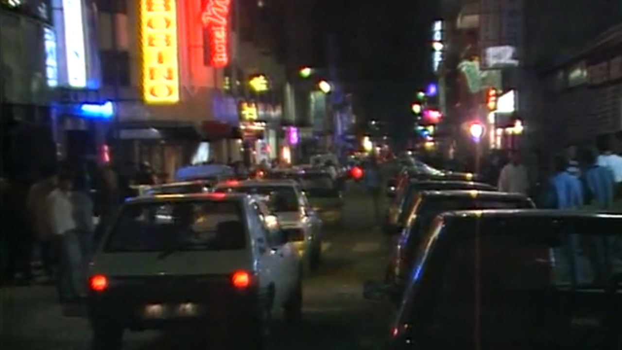 Paris Black Night backdrop