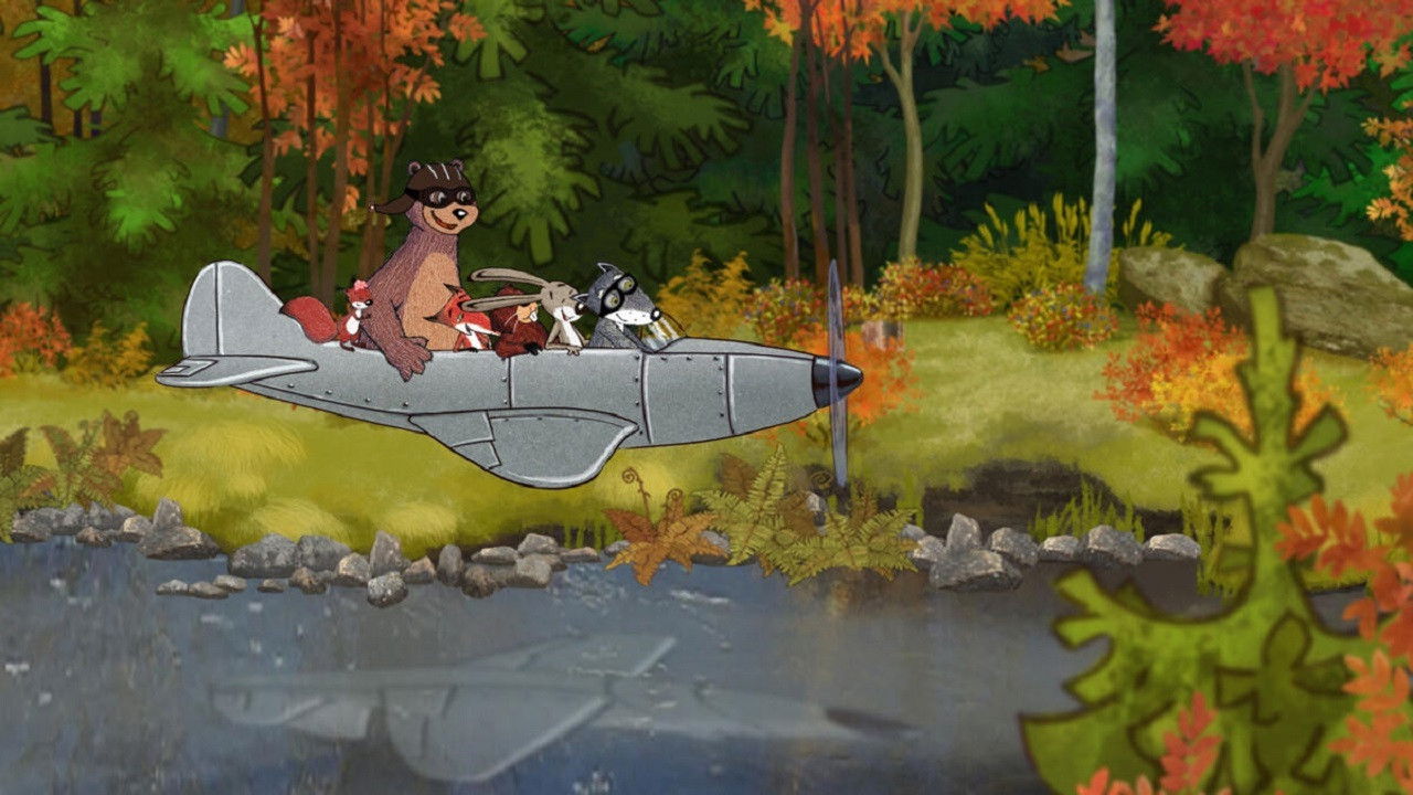 Little Grey Wolfy: Fall Travelers backdrop