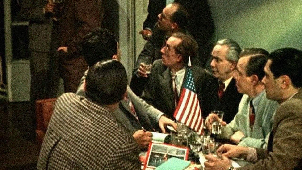 Farewell, America! backdrop