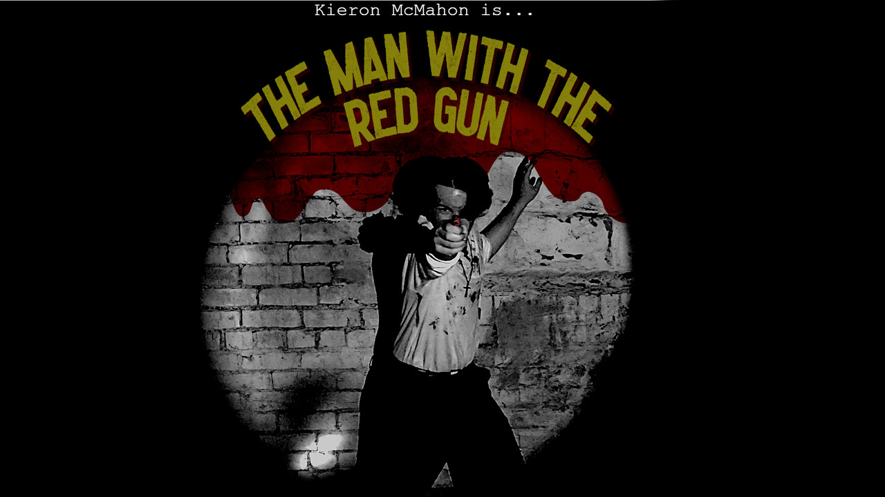 The Man With The Red Gun backdrop