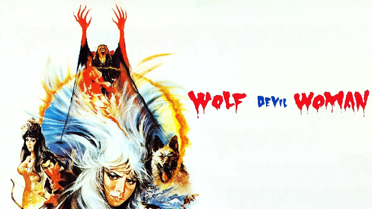 Wolf Devil Woman backdrop