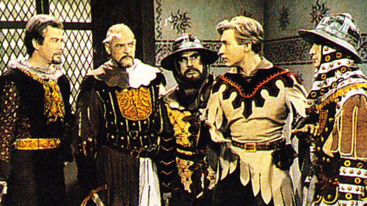 Cavalier in Devil's Castle backdrop