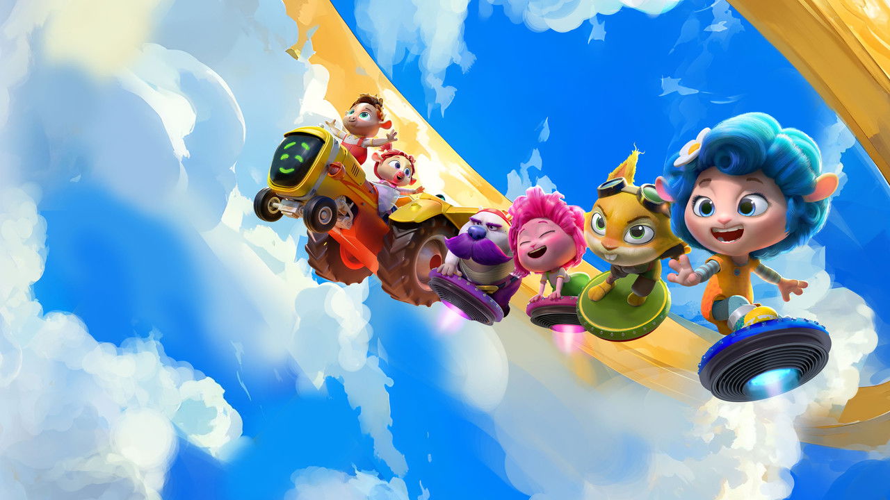 Woolina and the No Birds backdrop