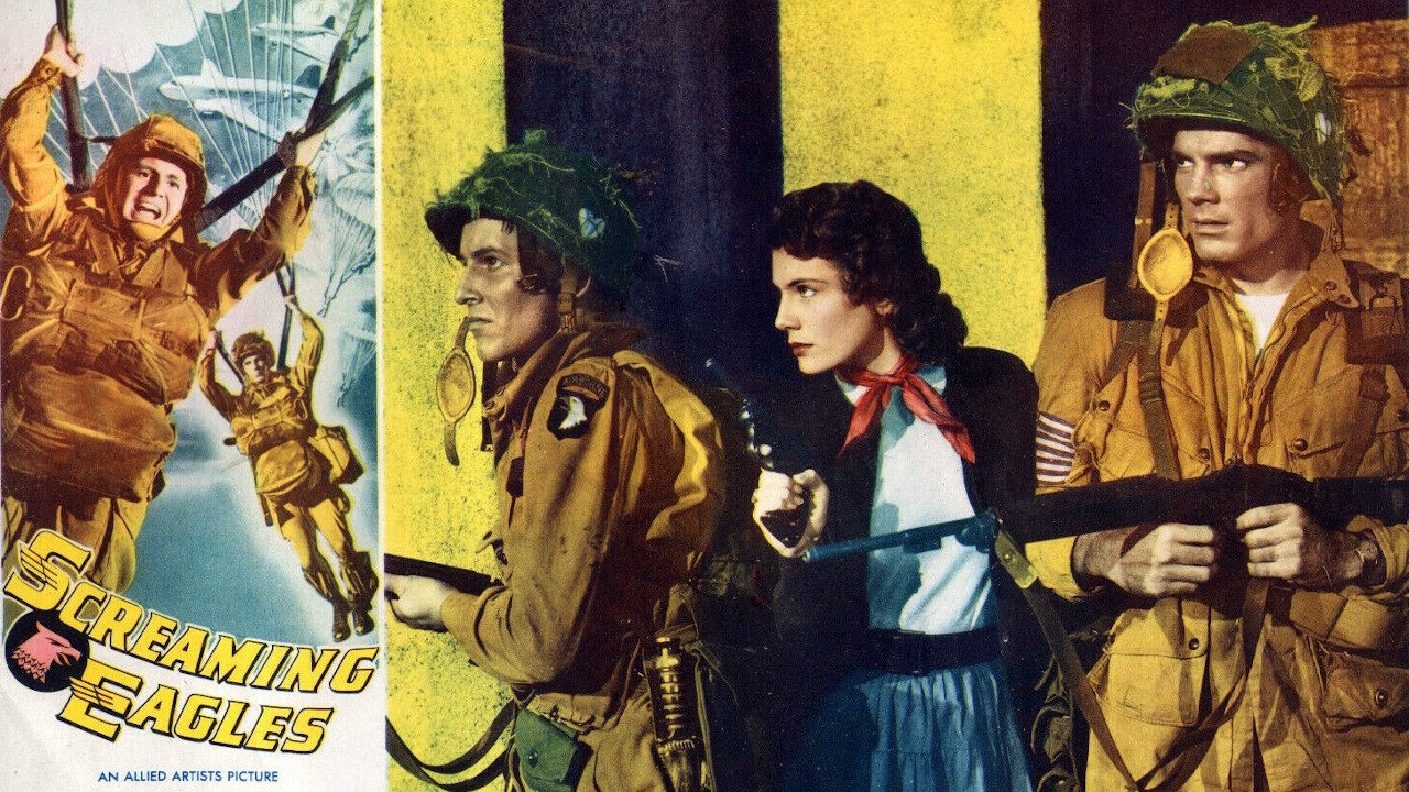 Screaming Eagles backdrop