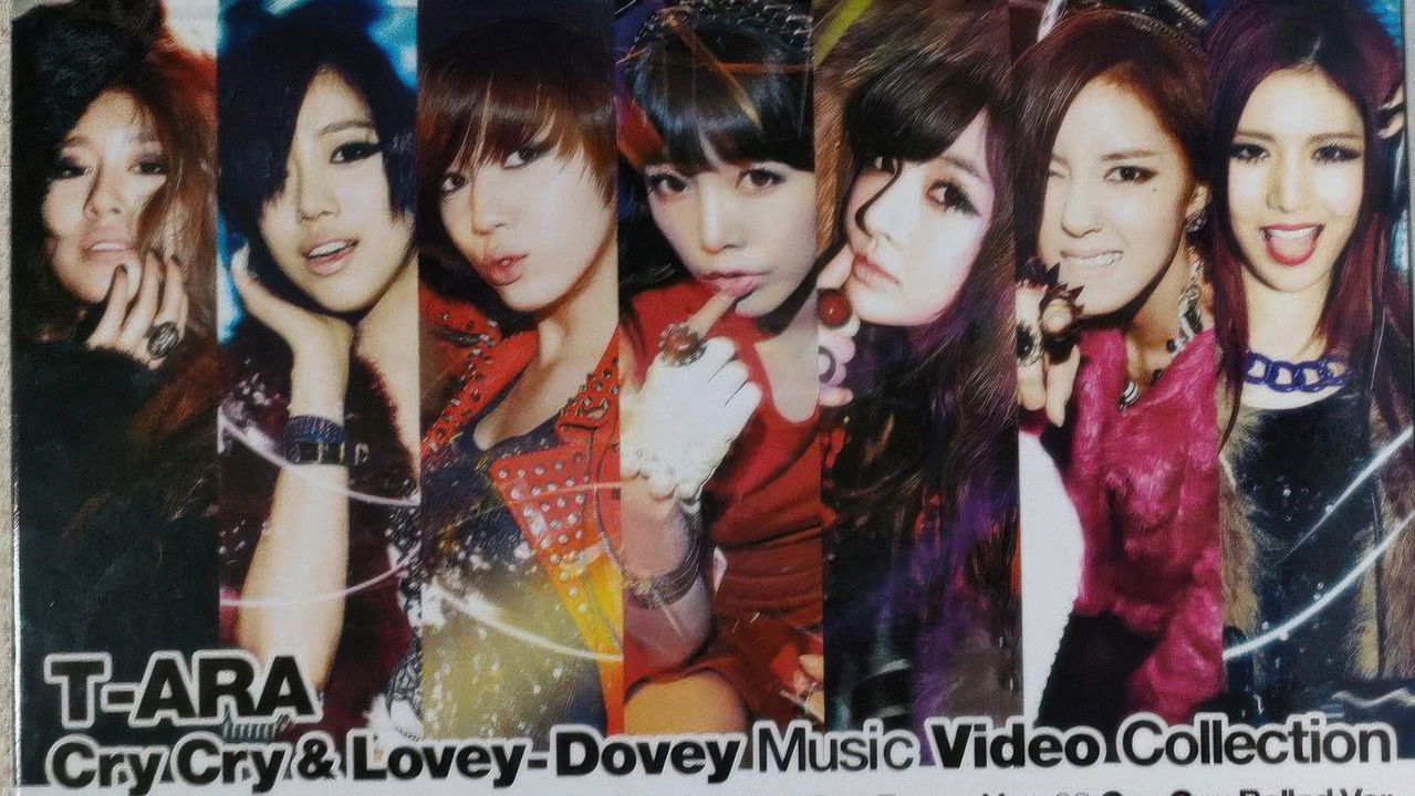 T-ARA - Cry Cry & Lovey-Dovey backdrop