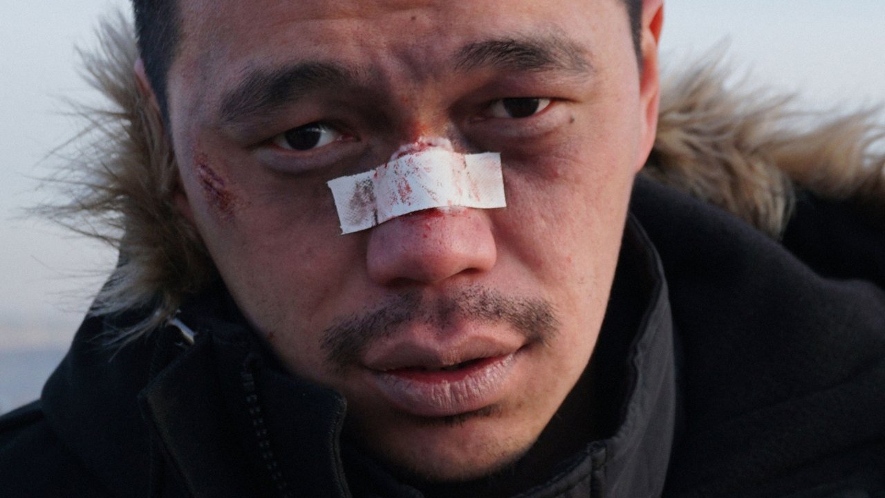 A Dark, Dark Man backdrop