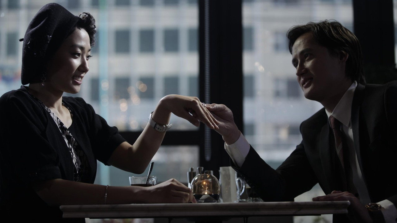 A Crime of Love backdrop