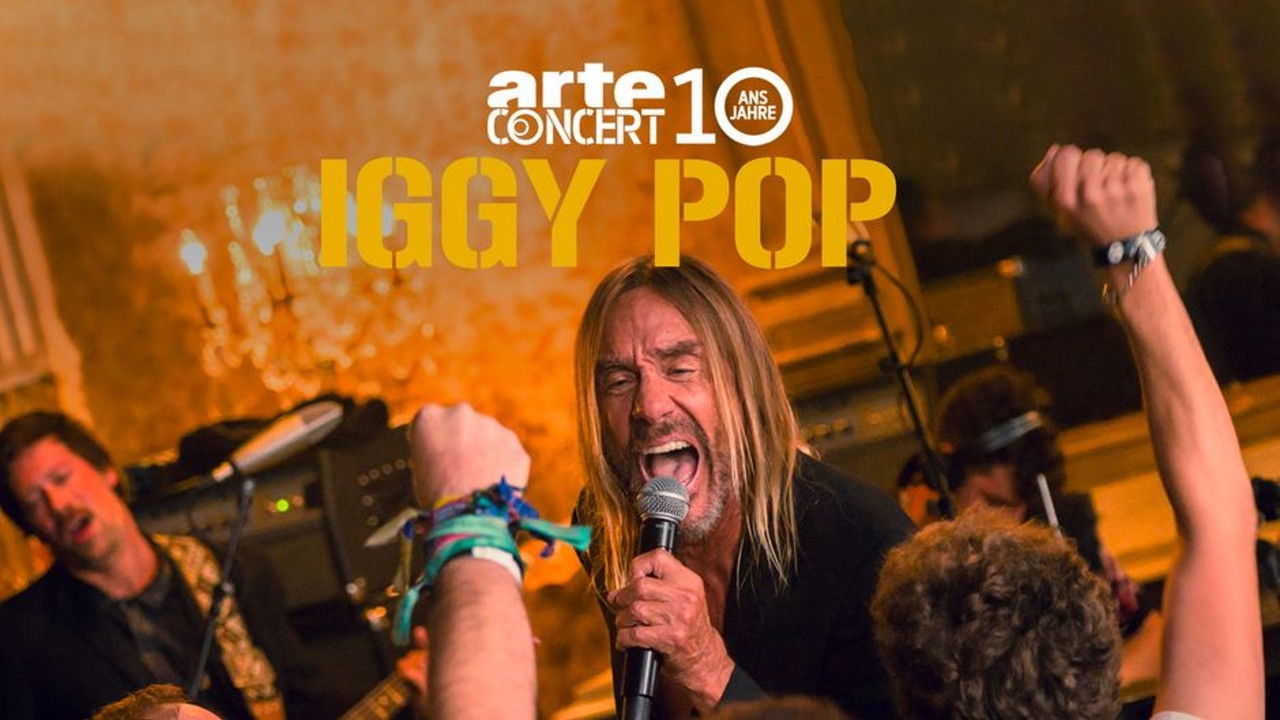 Iggy Pop Live at La Gaîté Lyrique, Paris backdrop