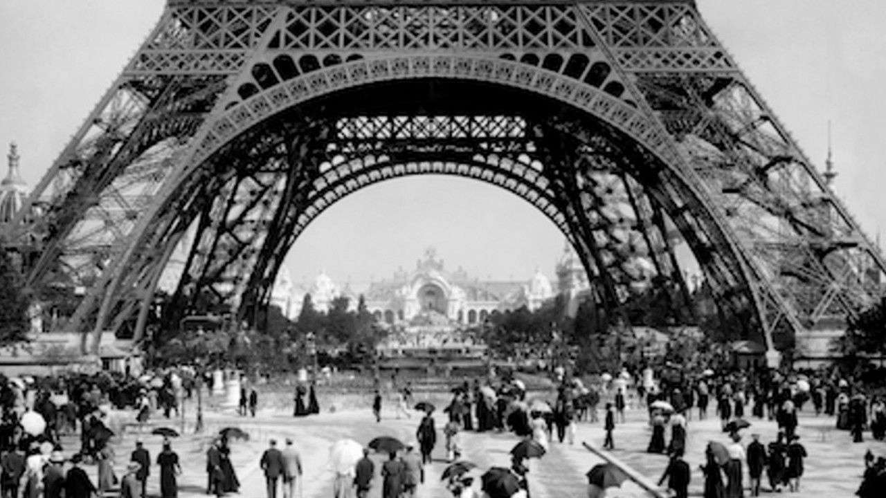Paris 1900 backdrop
