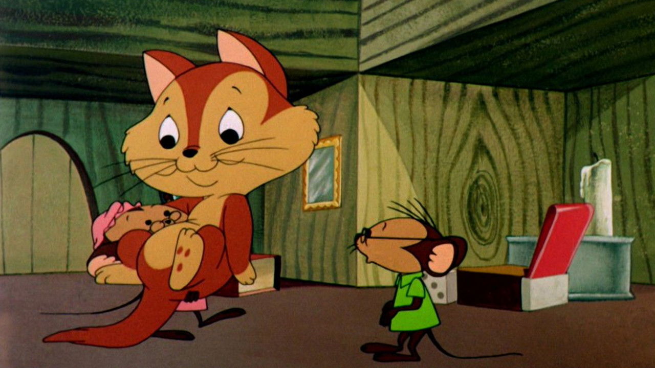 Mouse-Placed Kitten backdrop