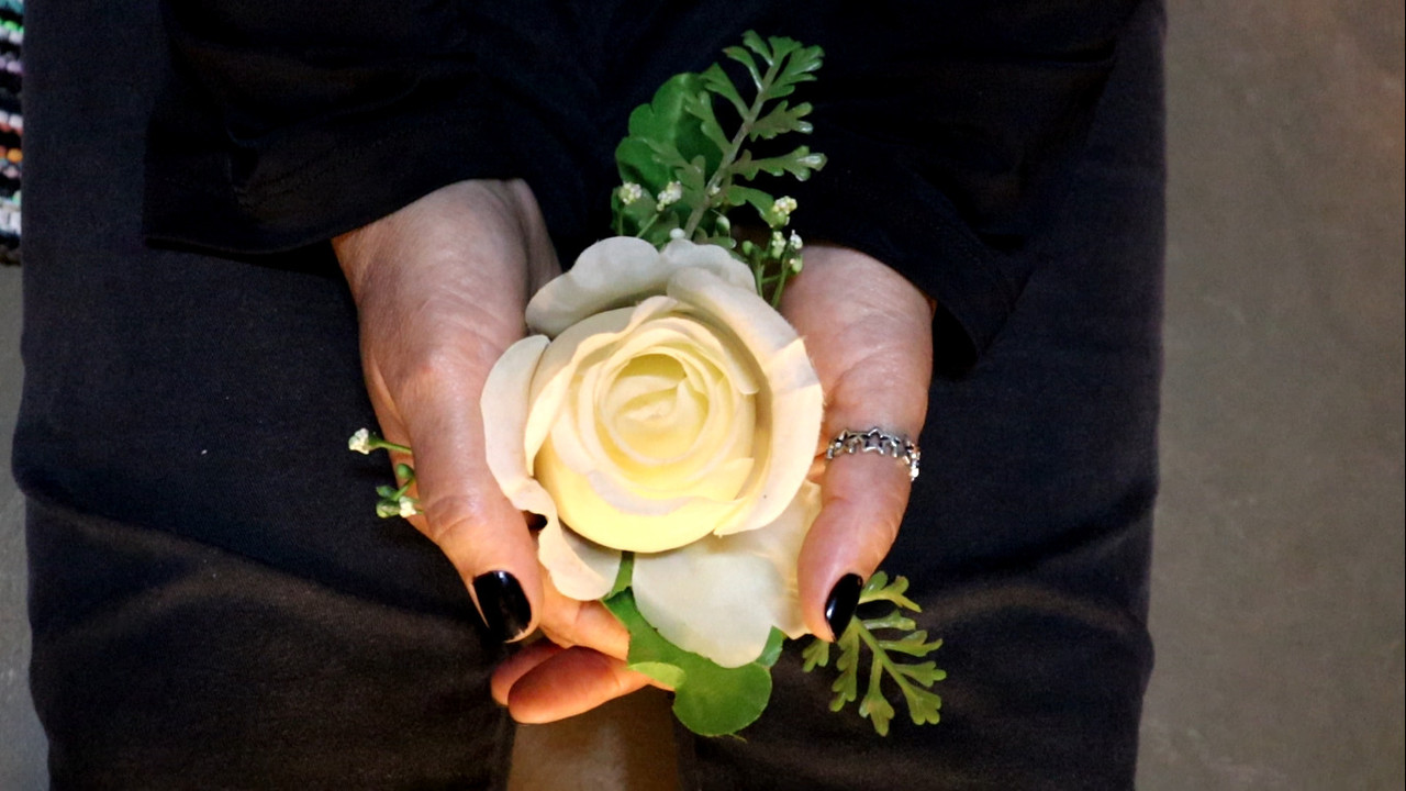 Flowers for My Mother backdrop