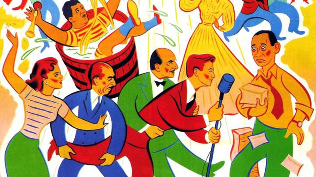 One Hundred Francs Per Second backdrop