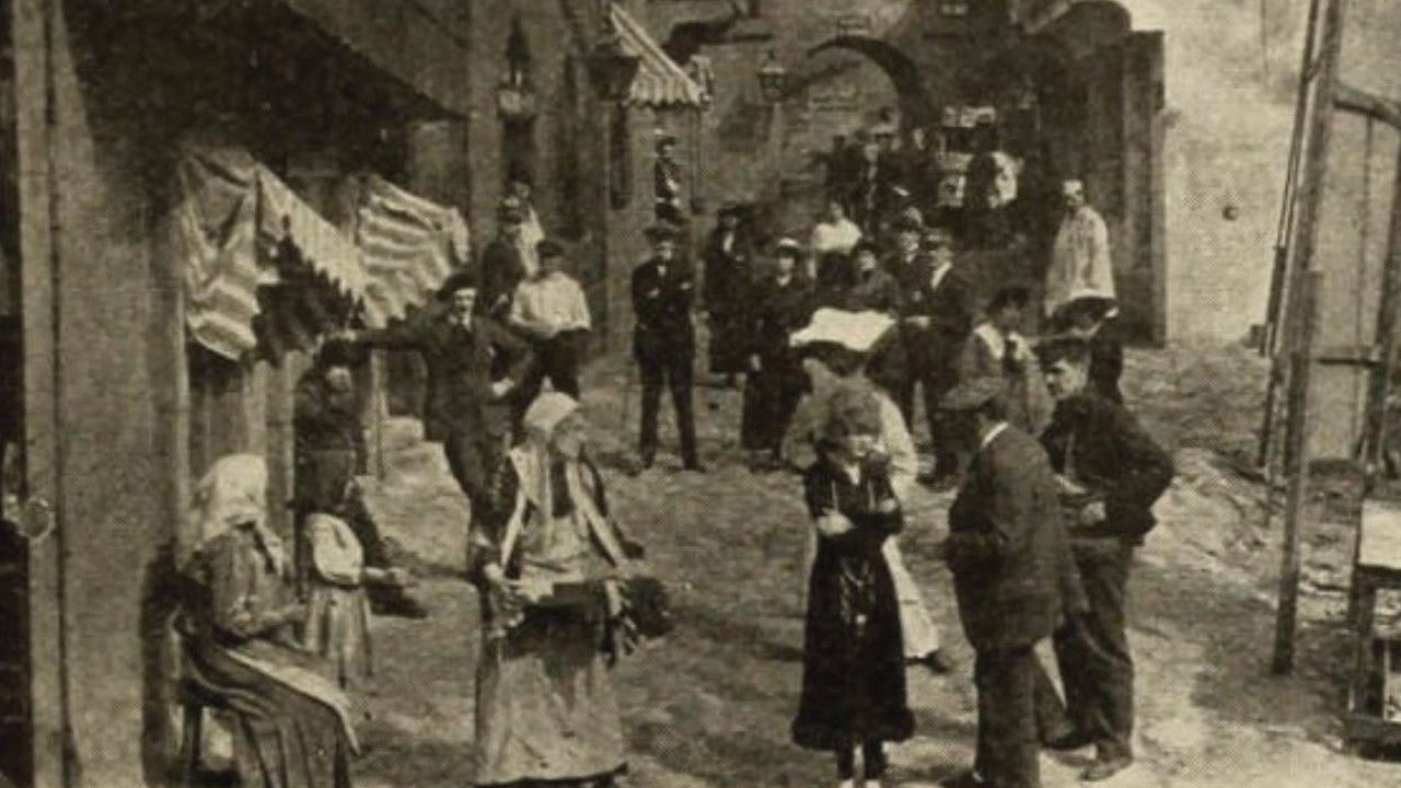 A Child of the Paris Streets backdrop
