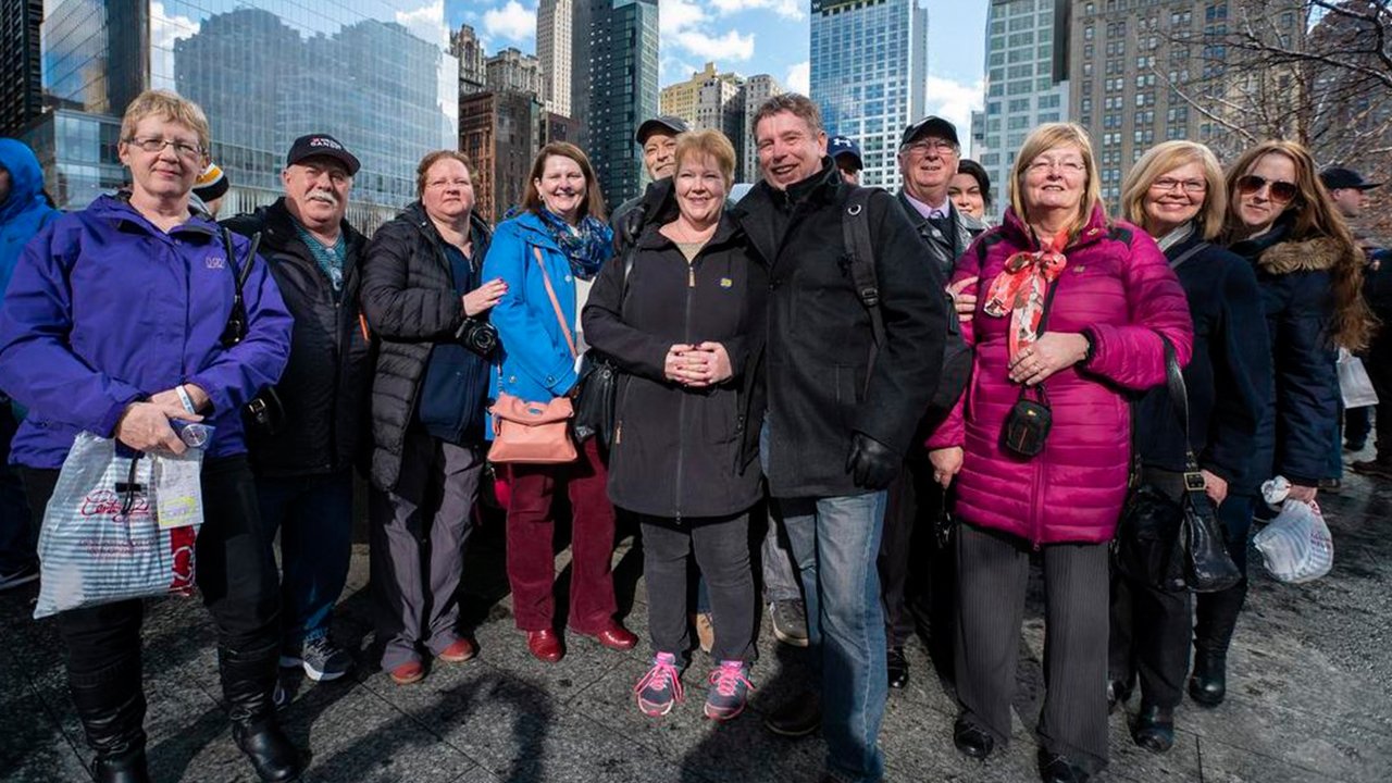 You Are Here: A Come From Away Story backdrop