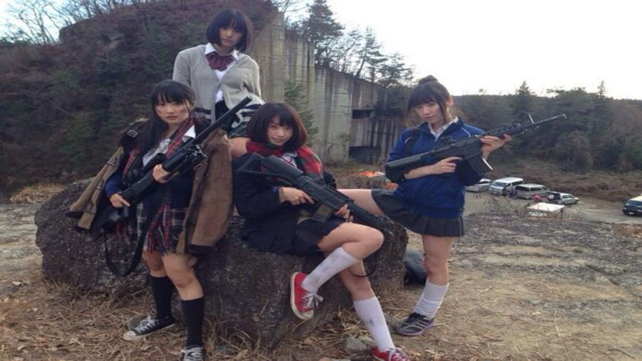 The Bell Rings, and the Girls Shoot Guns backdrop