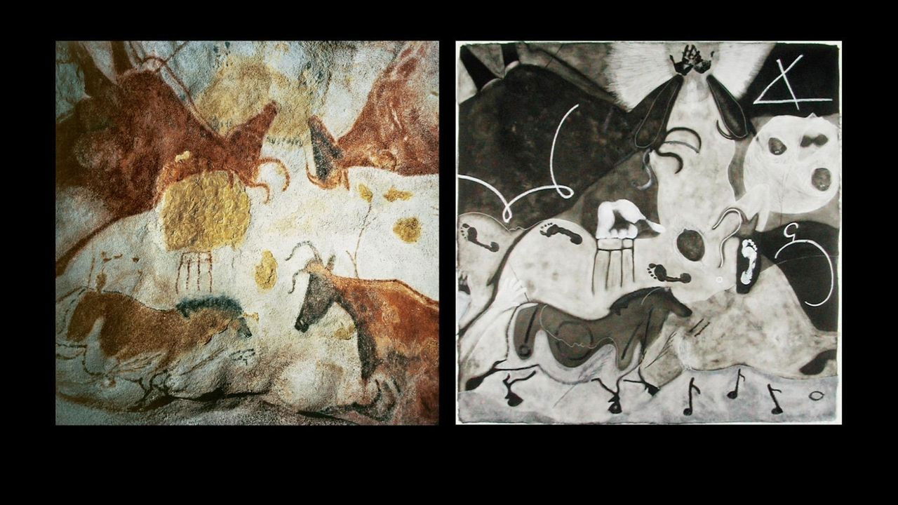 36 000 Ans D'art Moderne, De Chauvet à Picasso backdrop