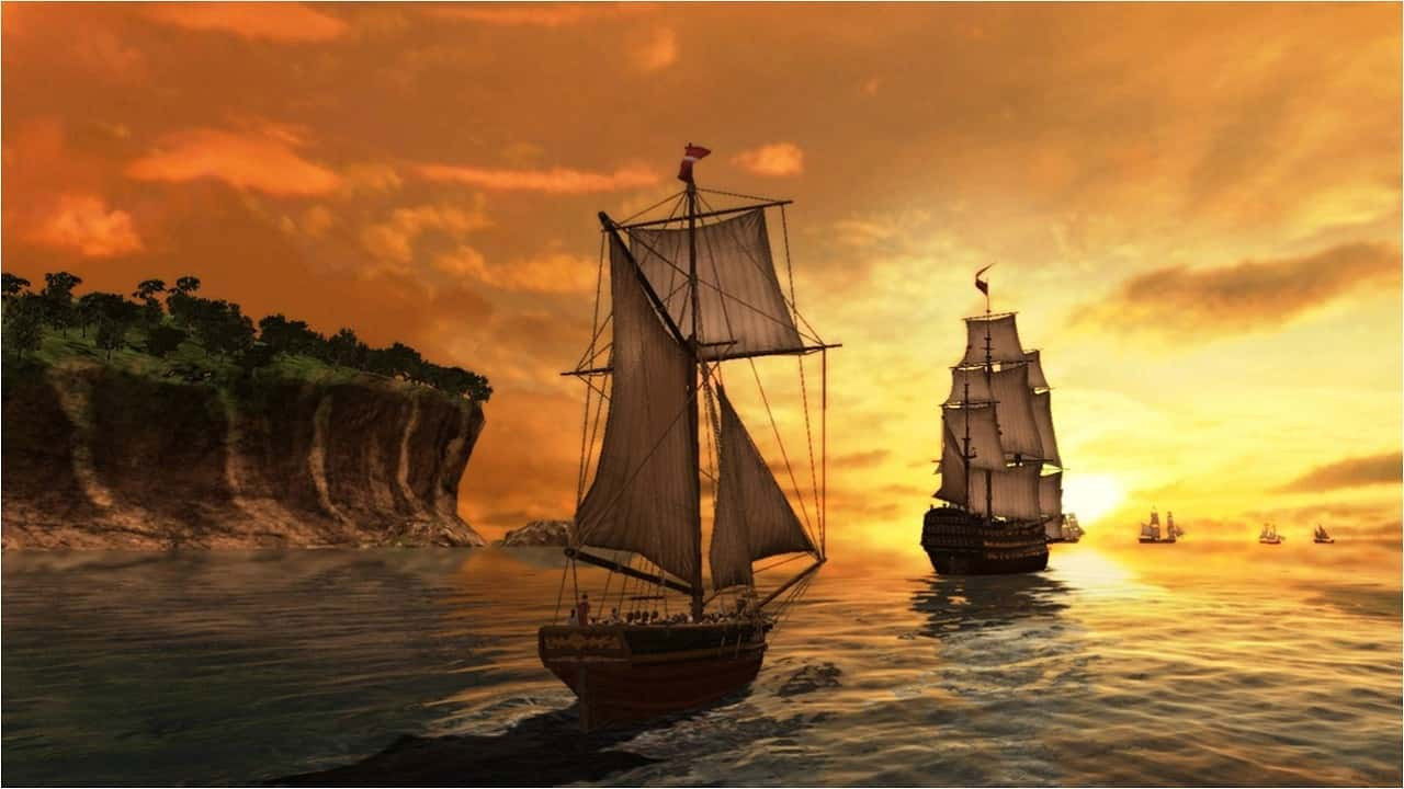 Conquest of America backdrop