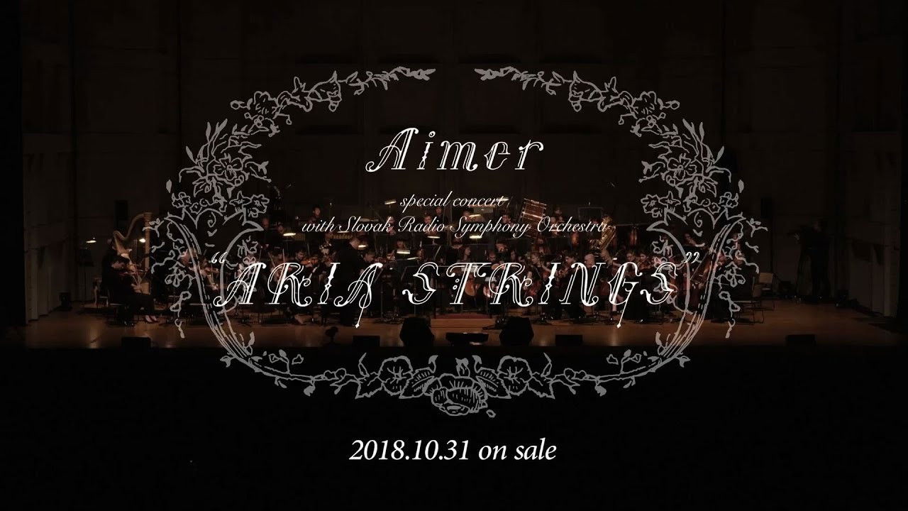 Aimer with Aria Strings at Bunkamura Orchard Hall backdrop