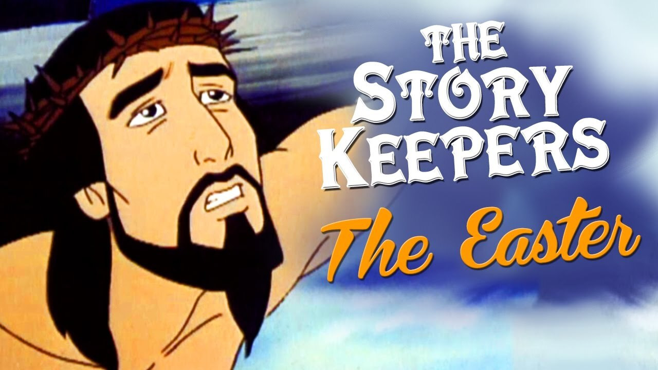 The Easter Story Keepers backdrop
