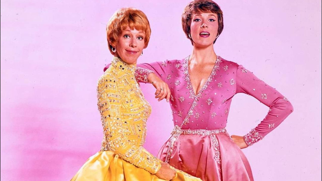 Julie and Carol at Lincoln Center backdrop