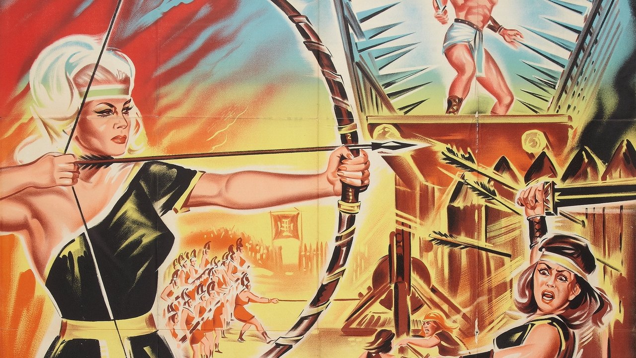 Thor and the Amazon Women backdrop