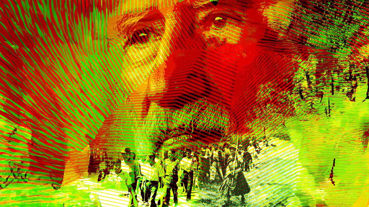 Hugo Blanco, Deep River backdrop