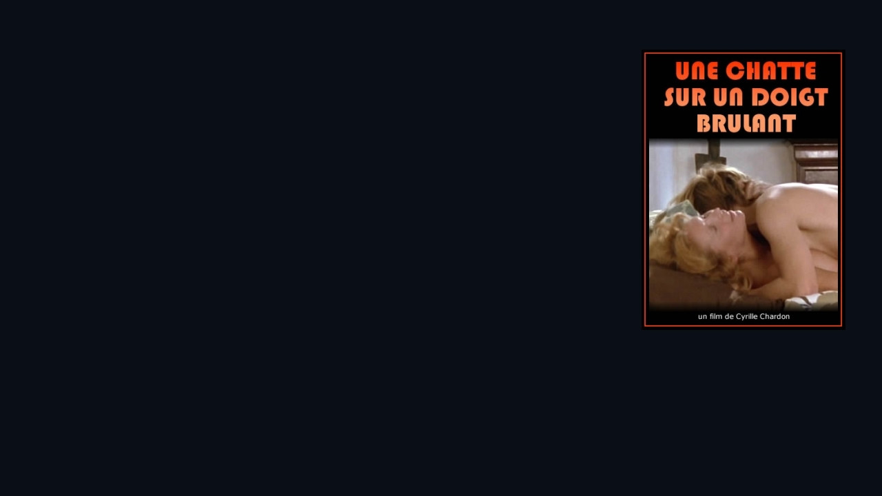 La chatte sur un doigt brûlant backdrop