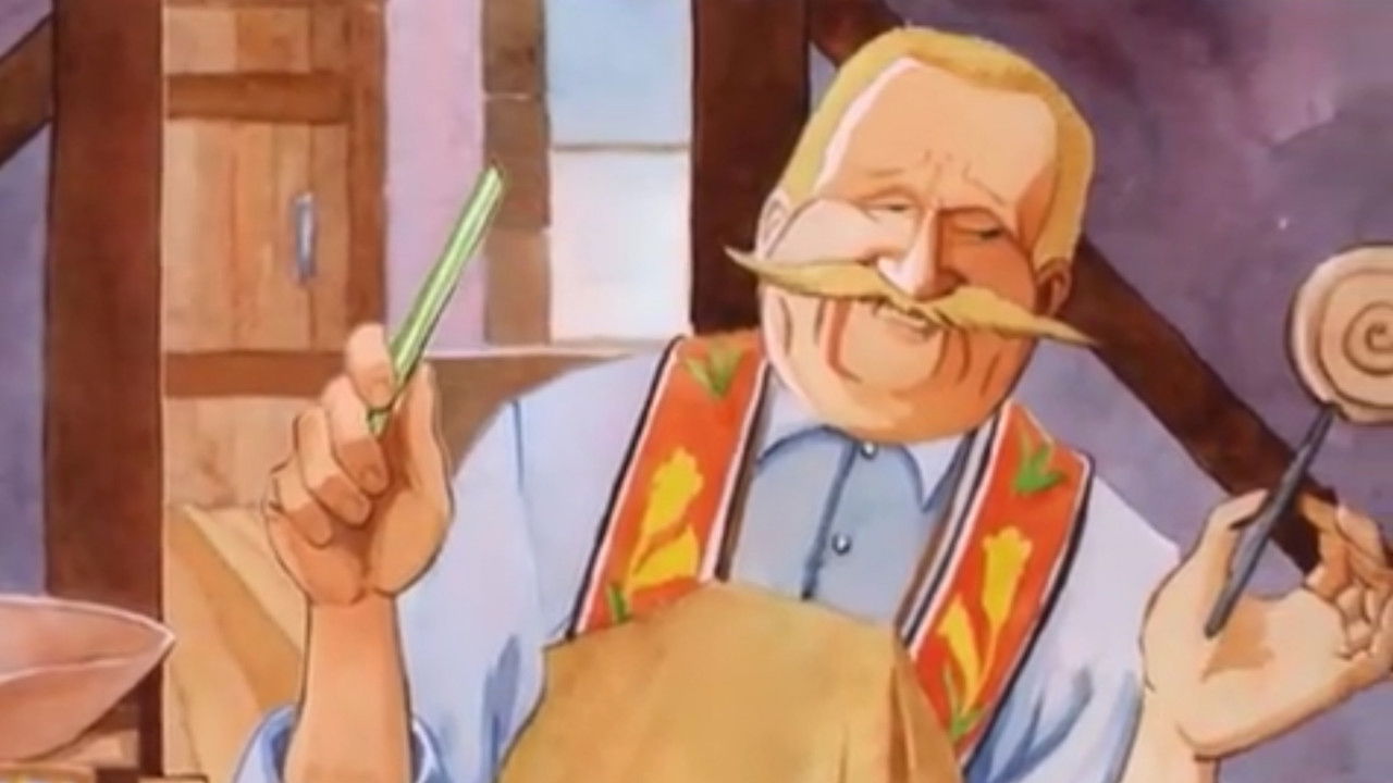 The Candy Maker’s Christmas backdrop