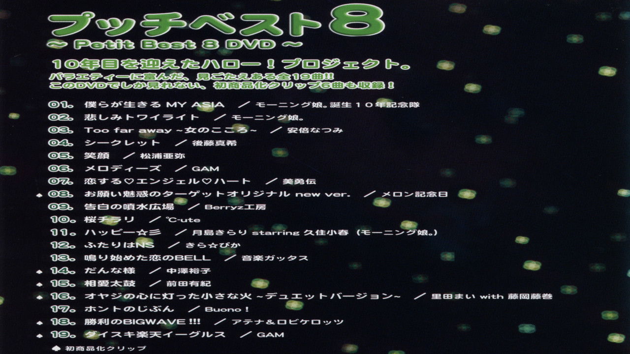 Petit Best 8 backdrop