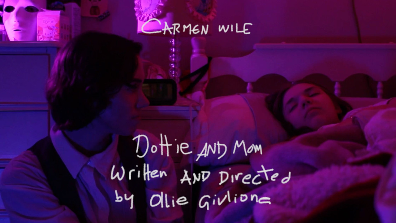 Dottie and Mom backdrop