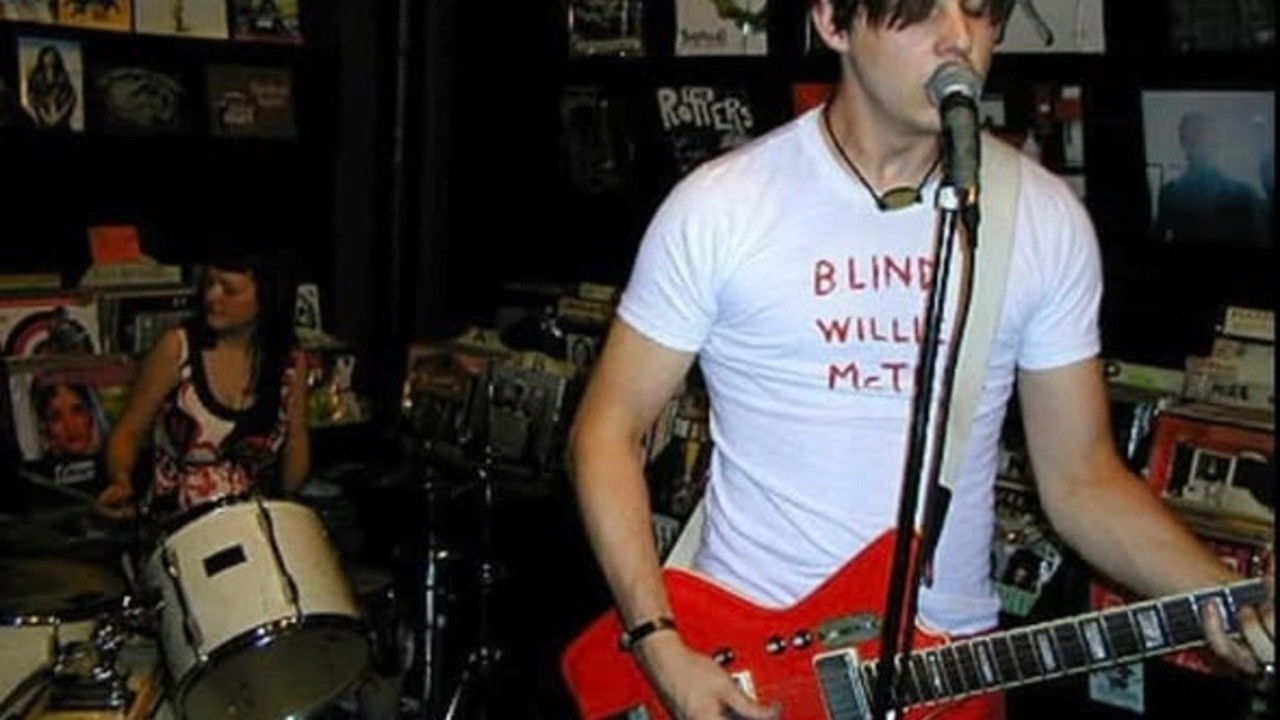 The White Stripes: Live at Fallout Records backdrop