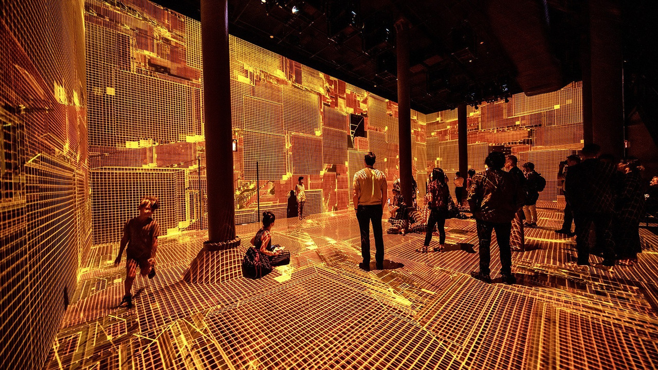 Machine Hallucination backdrop