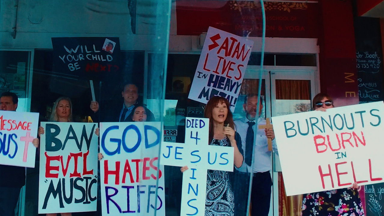 Lucifer's Satanic Daughter backdrop