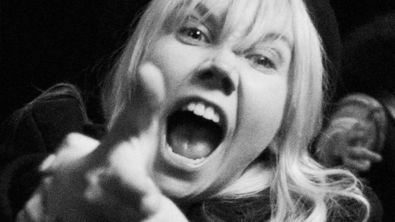 A Woman Walks Into A Bank backdrop