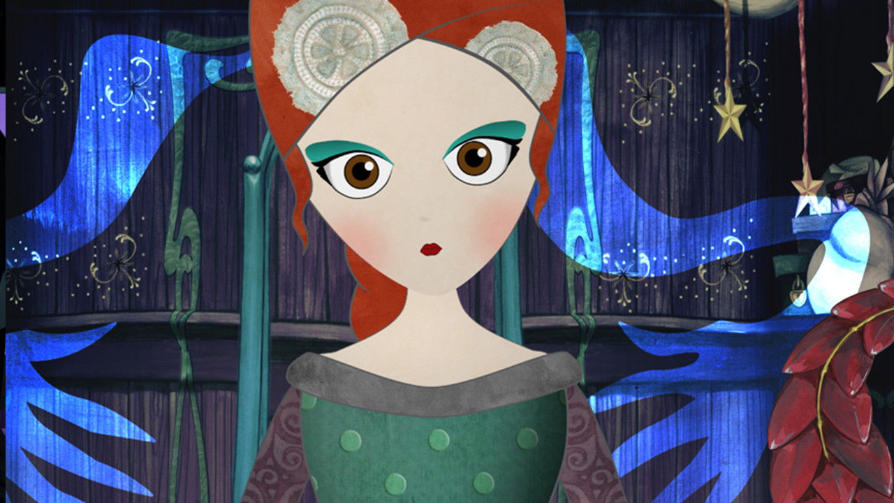 Anida and a Floating Circus backdrop