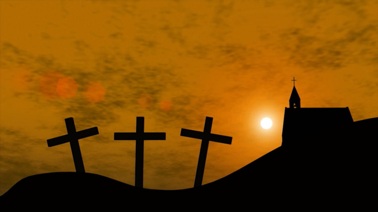 Disco Graveyard backdrop