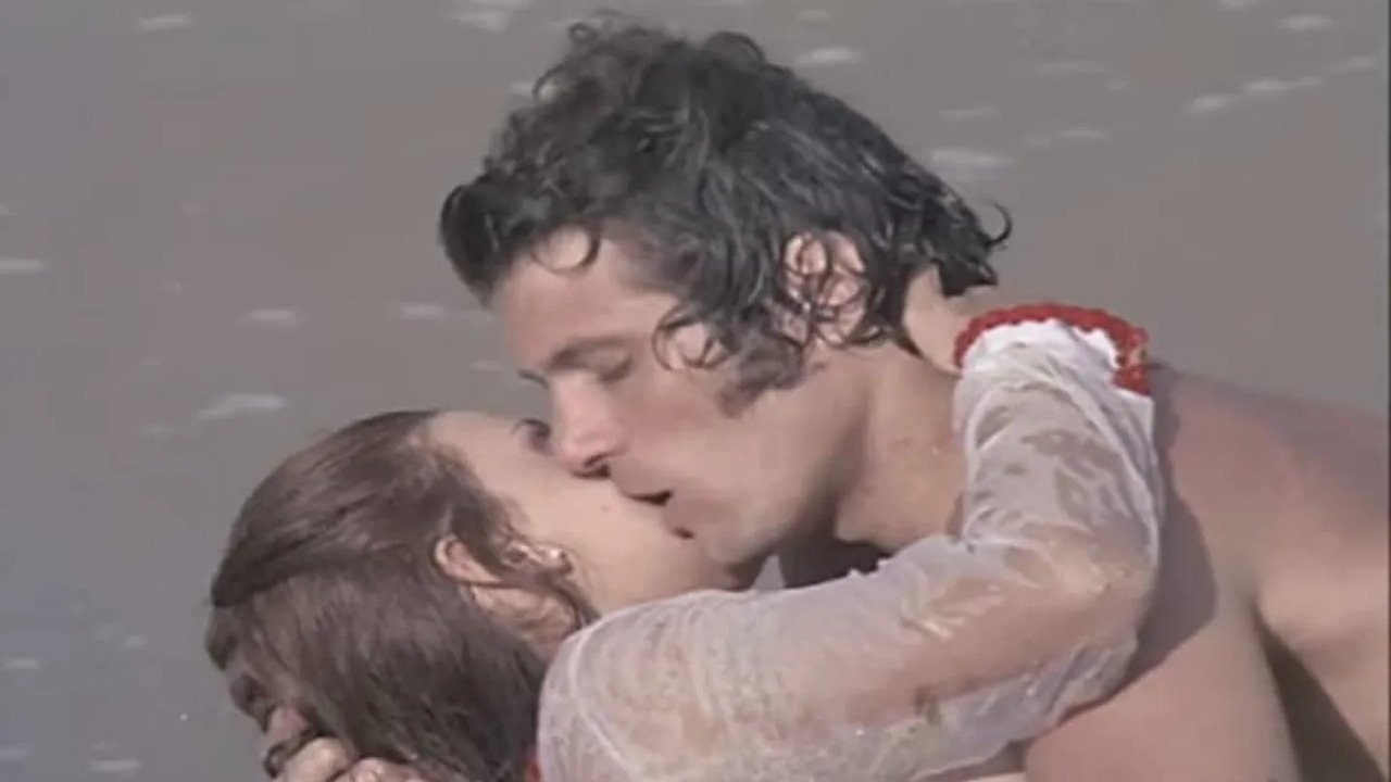 The Virgin and the Tough Guy backdrop