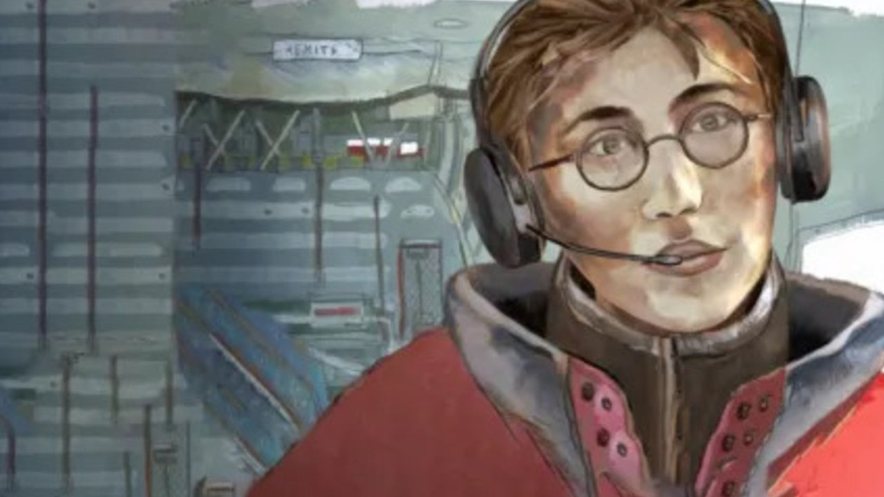 Portraits of Antarctic Voyages: Concordia Station backdrop