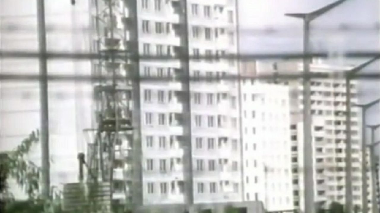 Approaching the Apocalypse. Chernobyl is Nearby backdrop