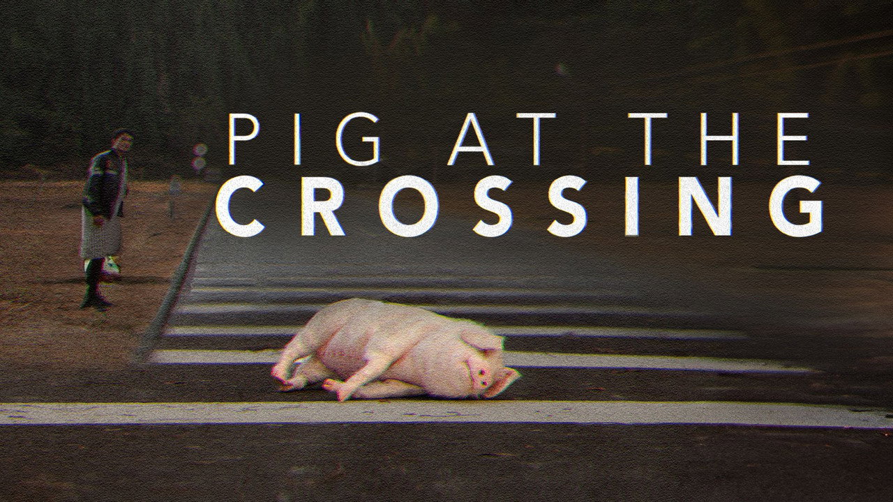 Pig at the Crossing backdrop