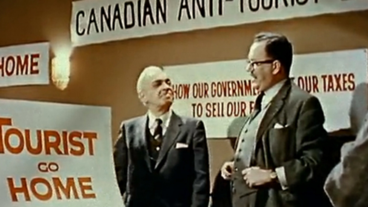 Tourist Go Home backdrop