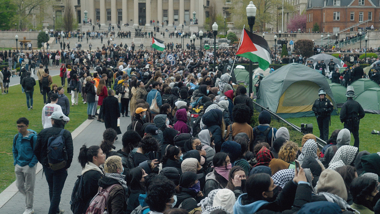 The Encampments backdrop