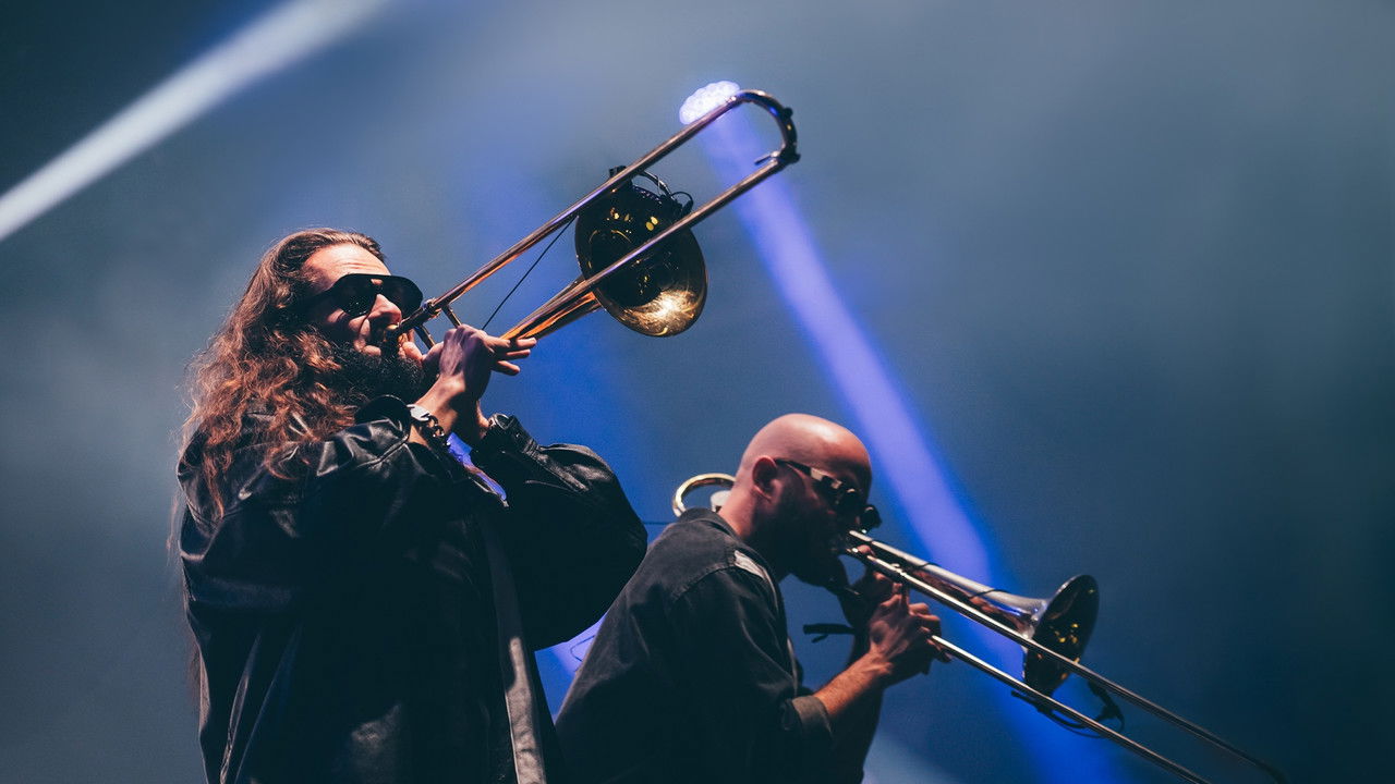 Gallowstreet en concert aux Trans Musicales de Rennes 2024 backdrop