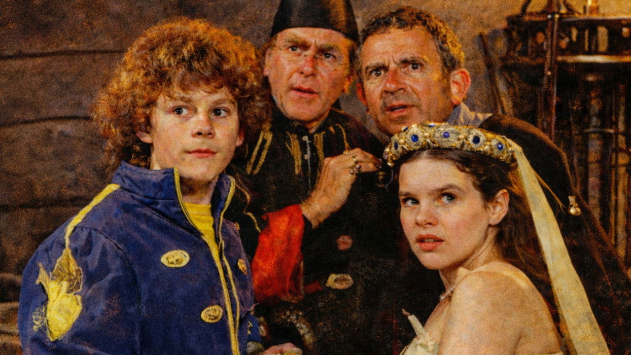 The Flying Sorcerer backdrop