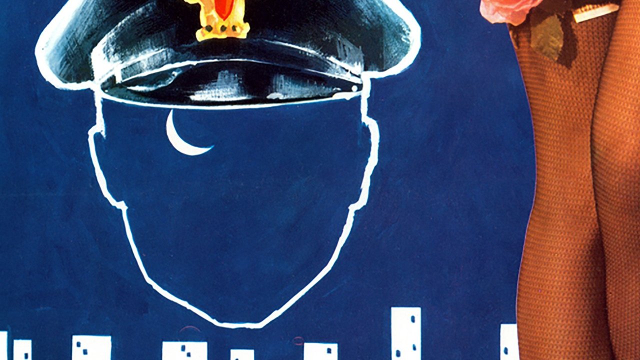 Night Police Station backdrop