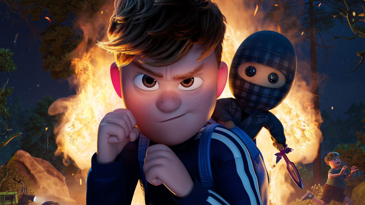 Checkered Ninja 3 backdrop