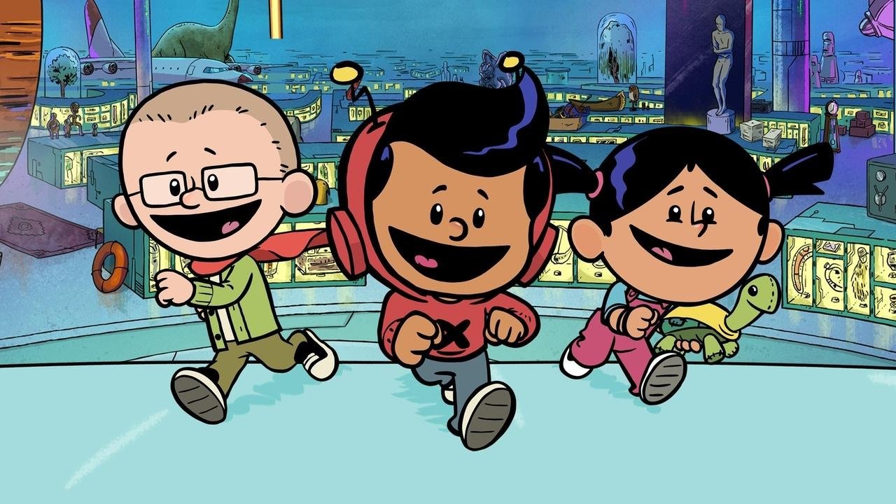 Xavier Riddle and the Secret Museum backdrop