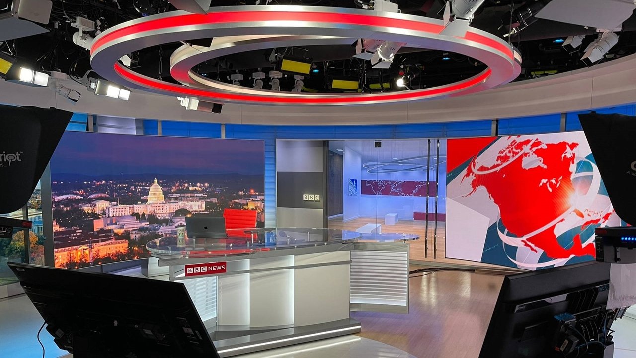 BBC News America backdrop