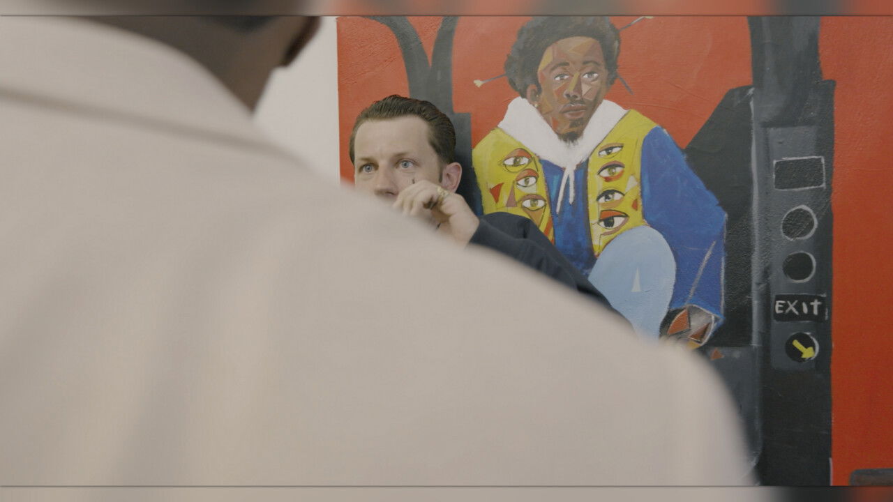 The Blue Buffoon backdrop